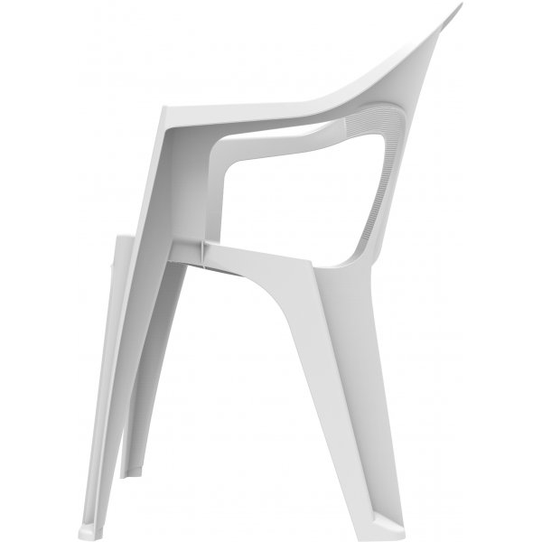 Torsby - Valkoinen muovituoli + Puhdistussuihke ulkokalusteisiin Torsby - Valkoinen muovituoli + Puhdistussuihke ulkokalusteisiin