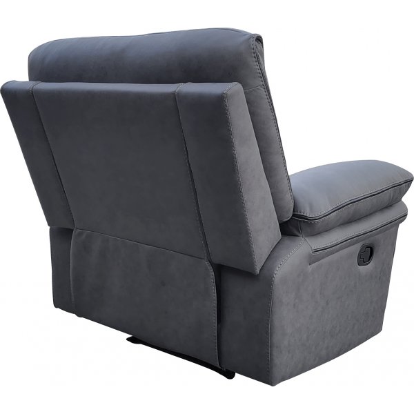 Reclinerf�t�lj gr� (Mikrofiber) - Riverdale
