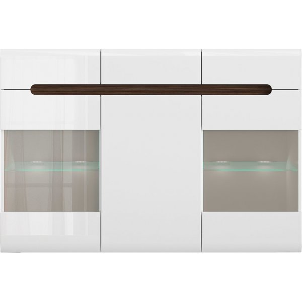 Azteca Trio sk�nk med LED-belysning - Vit