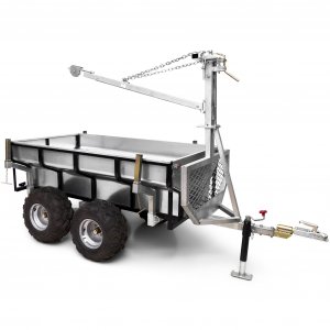 Skogs- och timmervagn ATV | 1420 kg lastkapacitet Skogs- och timmervagn ATV | 1420 kg lastkapacitet