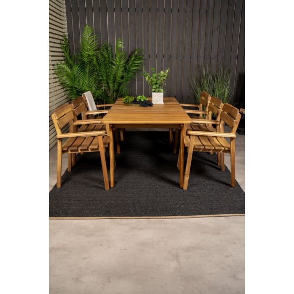 Malmby Matgrupp (180x90) - Natur - 6 Stolar Malmby Matgrupp (180x90) - Natur - 6 Stolar