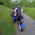 Kundbild Elscooter Trehjuling - Blå 2000W: En mindre chock att scootern inte...