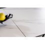 Westin matbord 120-160 cm - Vit/svart