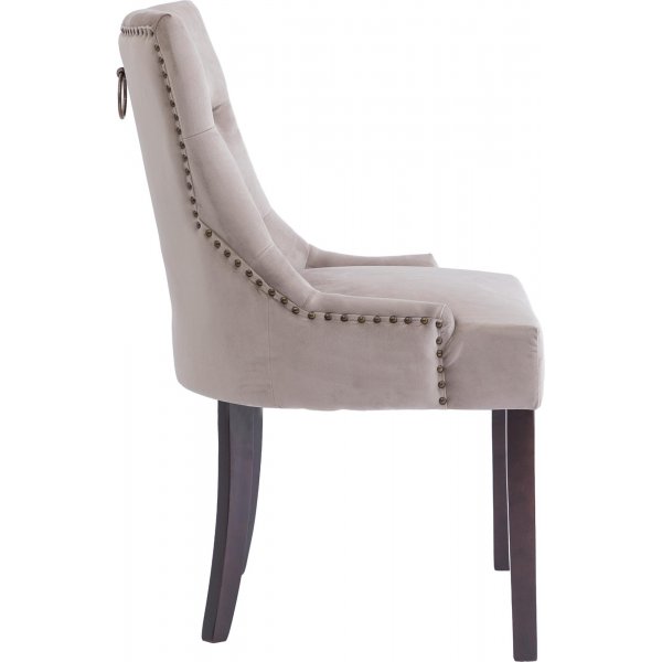 Tuva stol med handtag i ryggen - Gr�beige