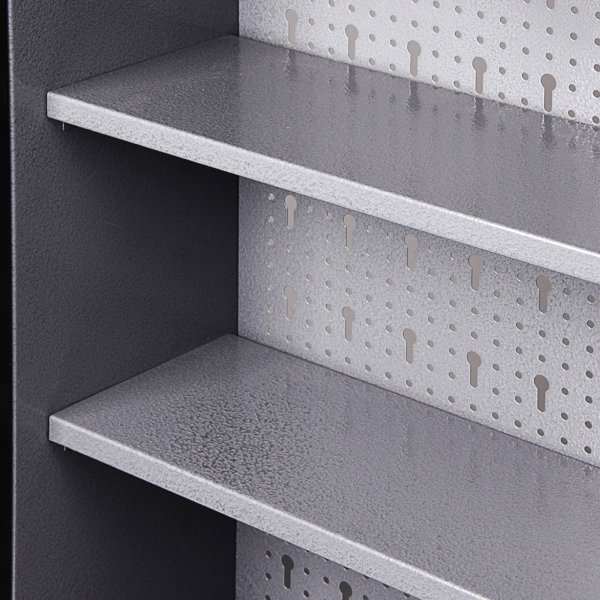 Verktygshylla med dubbla sk�p