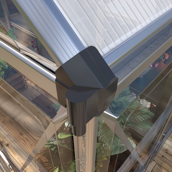 V�xthus Harmony Gardeney 8,7 m� aluminium polykarbonat frist�ende