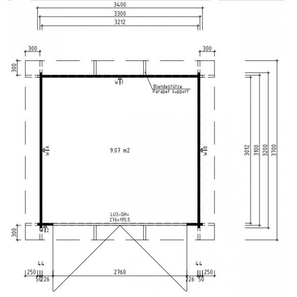 Friggebod Melker D - 11 m² Friggebod Melker D - 11 m²
