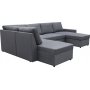 B�ddsoffa U-form m�rkgr� - Dream