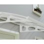 Canopia Bordeaux Entrtak 1,4 x 2,2 - Vit/opalglas