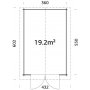 Garage Tomas med slagport - 19,2 m