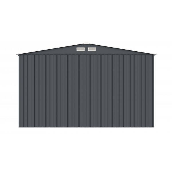 Blechgarage Grau 18,2 m² Blechgarage Grau 18,2 m²