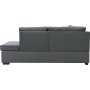 U-soffa Solna v�ndbar - 309 cm - m�rkgr�