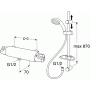 Gustavsberg Nautic termostat duschpaket 160 c-c