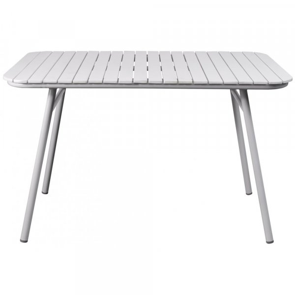 Utem�bler matgrupp rektangul�rt bord 120x80 cm vit