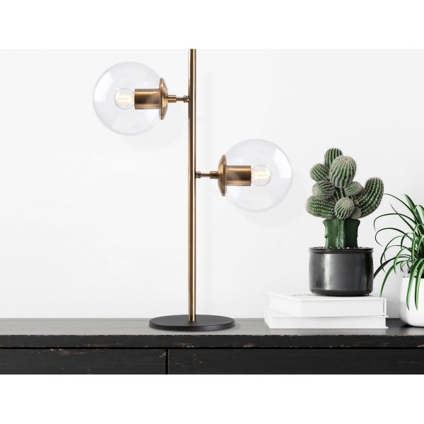 Fasett bordslampa klar - Vintage