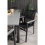 Ekens Matgrupp (152x90) - Svart/Gr - 6 Stolar