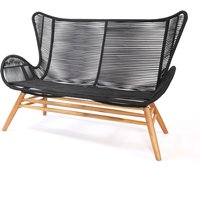 Tallberga soffa – akacia/svart rep Tallberga soffa – akacia/svart rep
