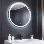 Py�re� kylpyhuoneen peili 80 cm | LED-valaistus, huurtumisenesto ja himmennin