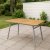Mllan bord 120x80cm - Teak / Galvaniserat stl