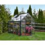Canopia Harmony Drivhus i Polycarbonat 4,6 m - Mrkegr/klart glas