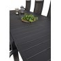 Holma Spisegruppe (160x100) - Sort - 8 Stole