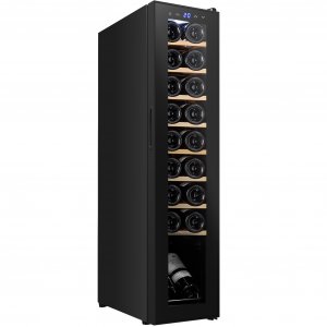 Vinkøler 18 flasker | Ekstra stille | LED-belysning | 25 cm smal Vinkøler 18 flasker | Ekstra stille | LED-belysning | 25 cm smal