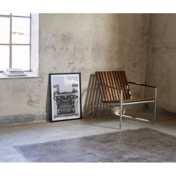 Alva ftlj - Teak / Galvaniserat stl