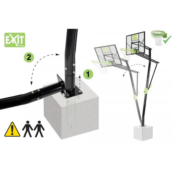 Basketställning Galaxy - Markmonterad Basketställning Galaxy - Markmonterad