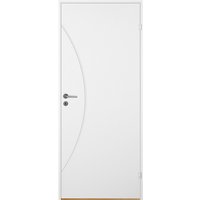 Innerdörr Bornholm - Kompakt dörrblad med spårfräst dekor A7 - Outlet