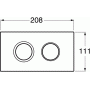 Gustavsberg Topptrycke Triomont XT pneumatisk duo vit