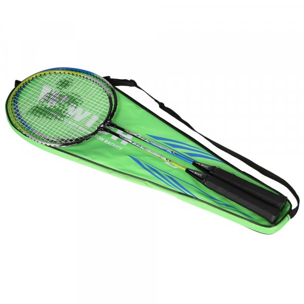 Badmintonset (gr�n, bl� & svart) ALUMTEC 216K
