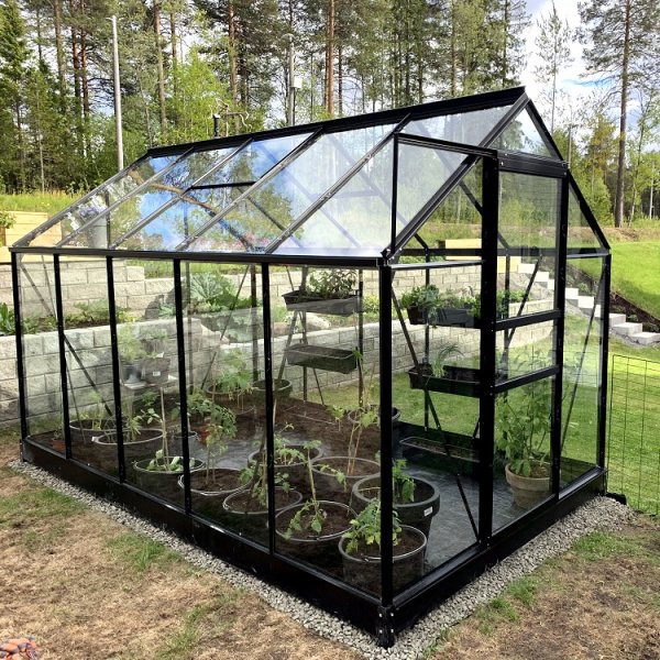Växthus Neptunus - 6,2 m² -Härdat glas Växthus Neptunus - 6,2 m² -Härdat glas