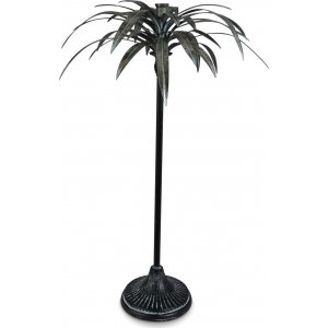 Palm ljusstake h�jd 71 cm - Old silver