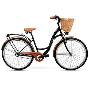 Cykel Classic 28 - 3 växlar - svart - Damcyklar, Standardcyklar, Cyklar