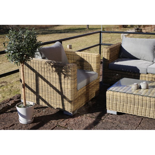 Jularbo Sofagruppe - Natürliches synthetisches Rattan Jularbo Sofagruppe - Natürliches synthetisches Rattan