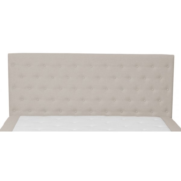 S�nggavel med knappar 160 cm bred beige