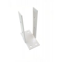 Stolpfot sidostöd 90x90 - Vit Stolpfot sidostöd 90x90 - Vit