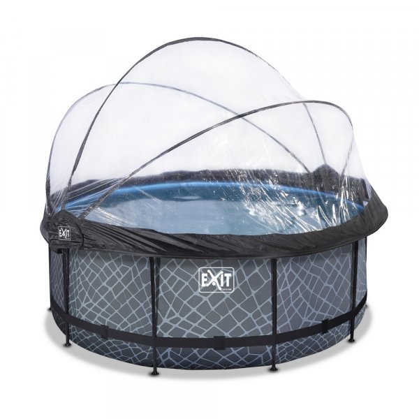 Pool 360 cm Premium + Kupoltak & vrmepump