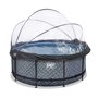 Pool 360 cm Premium + Kupoltak & vrmepump