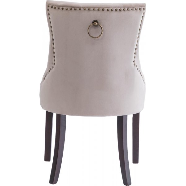 Tuva stol med handtag i ryggen - Gr�beige