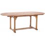 Matgrupp Acacia oval 150-200 cm, inkl. 6 stolar