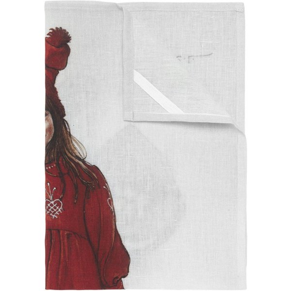Idun k�kshandduk 50 x 70 cm - R�d