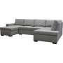 Soffa 309 cm ljusgr� - Solna