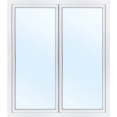PVC-Parfönsterdörr - 2-glas - Utåtgående - U-värde 1.2