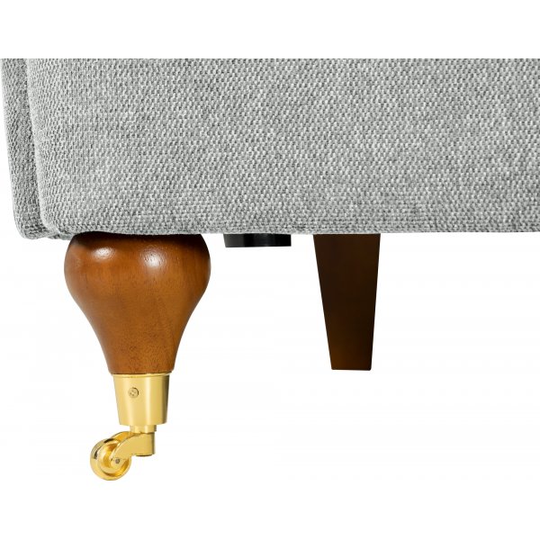 Howard Soffa 3-sits gr� - 210 cm bred - Watford Deluxe