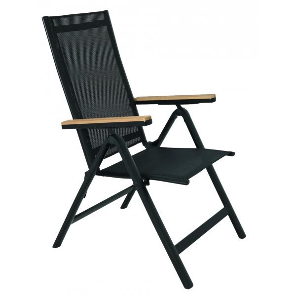 Utematgrupp – Las Vegas & Svea | Svart Aluminium | 8 positionsstolar Utematgrupp – Las Vegas & Svea | Svart Aluminium | 8 positionsstolar