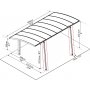 Canopia Arizona Breeze Carport i Metal 3 x 5 Specialemballage