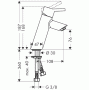 HG 32041 Tvttstllsblandare Talis S2 U LV