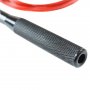 Speed rope med kullager (stlvajer & alu-handtag) rd | svart