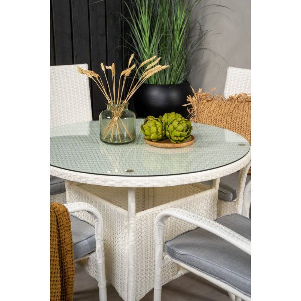 Frubol Matgrupp (�90) - Vit - 4 Stolar